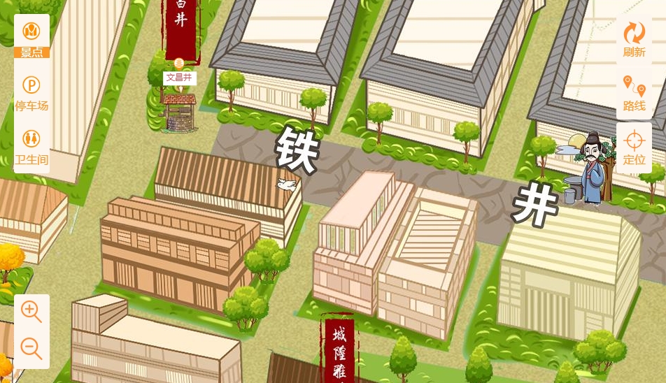 锡山智慧景区：手绘地图与语音导览的完美融合